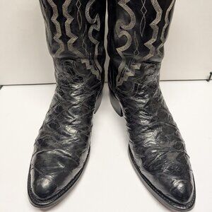 Rare El Dorado Vintage Pre-Ban Black Anteater Boots 10.5D